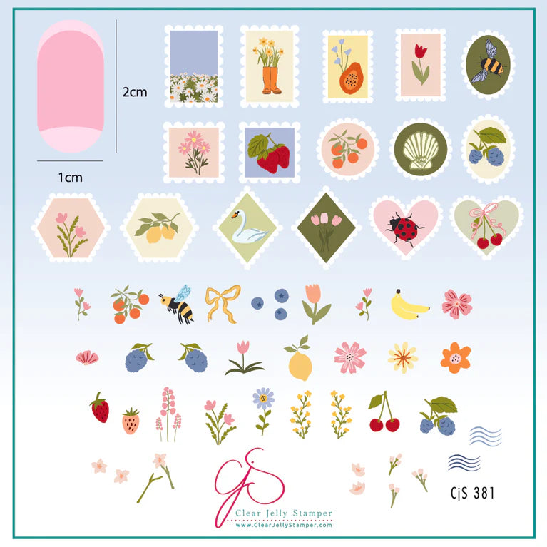CJS-381 - Perfectly Postage  |  Clear Jelly Stamping