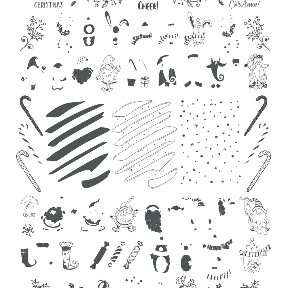 
                  
                    CjSC-082 - Candy Cane Lane  |  Clear Jelly Stamping Plate
                  
                