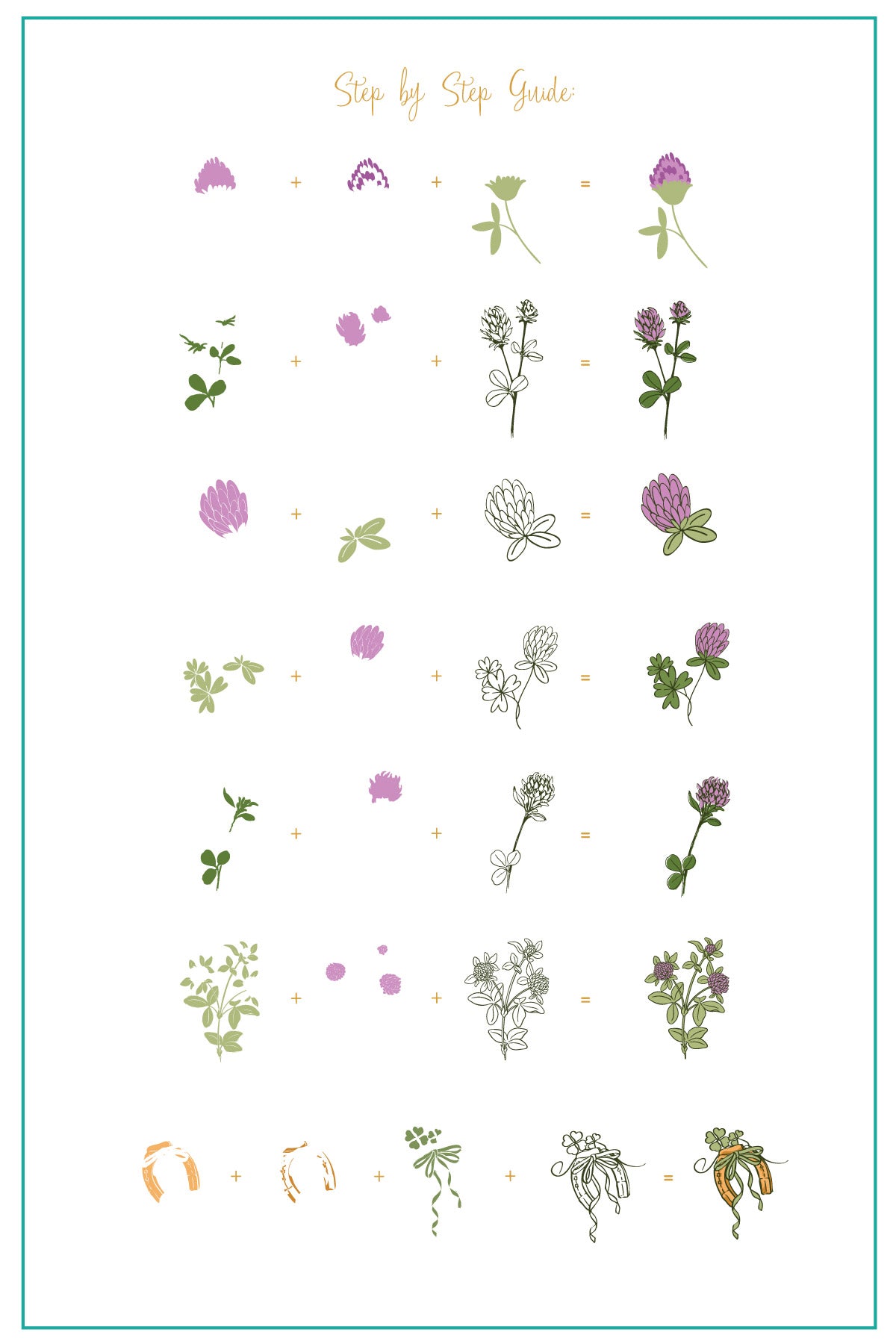 
                  
                    CjSH-105  Pretty Clover |  Steel Nail Art Stamping Plate
                  
                