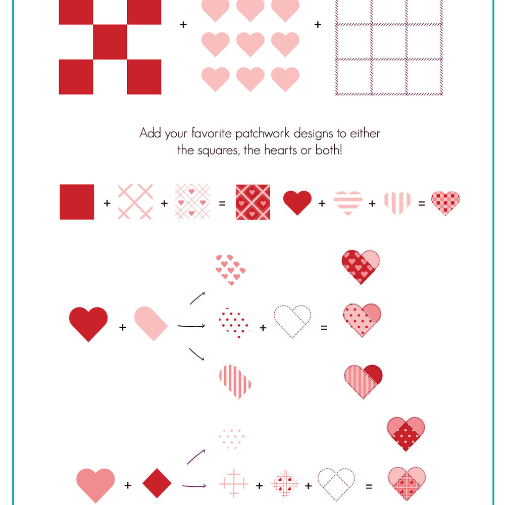 
                  
                    CJSV-48 Patchwork Valentine    | Clear Jelly Stamping Plate
                  
                