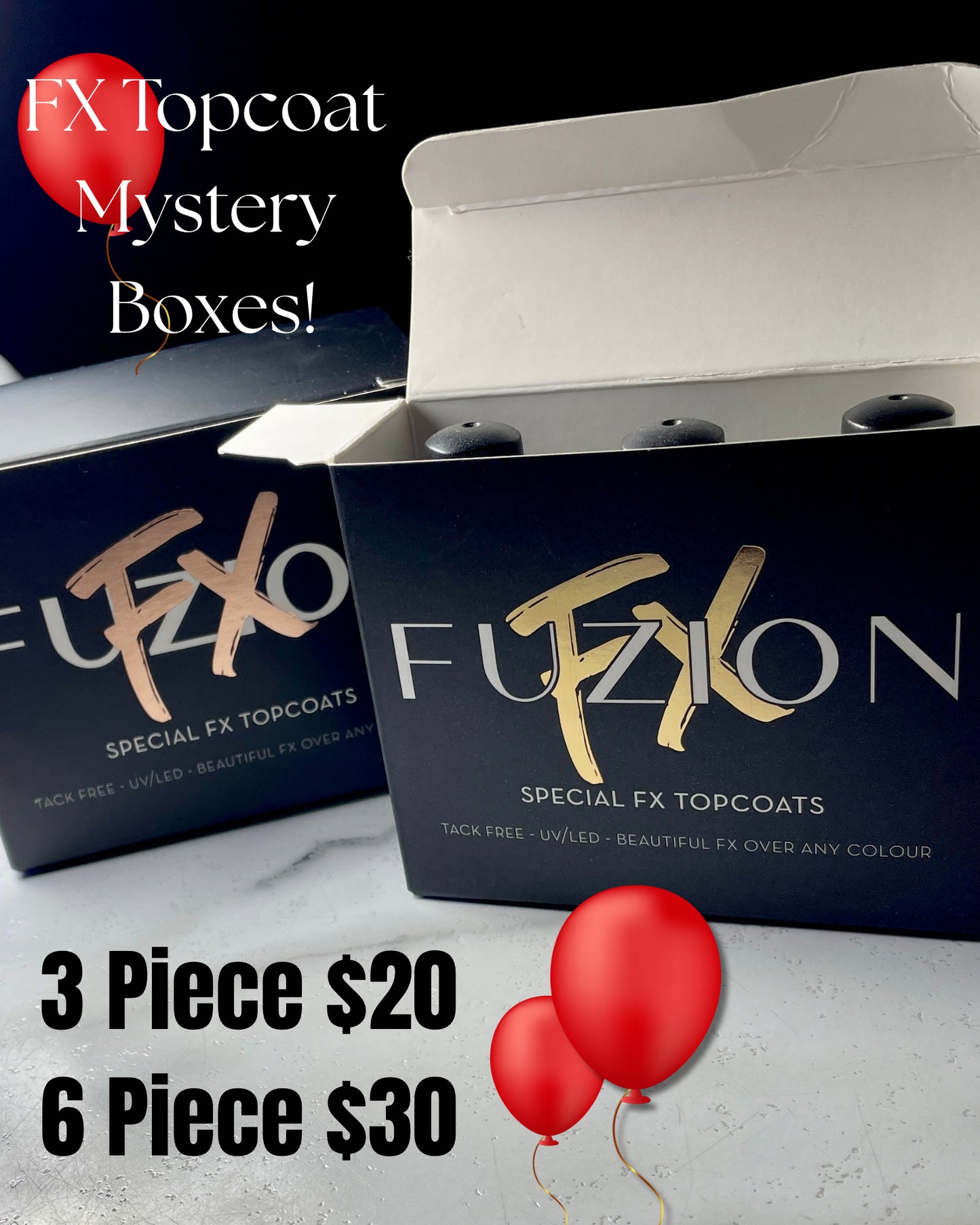 
                  
                    FX Topcoat - Mystery box - 2 sizes
                  
                