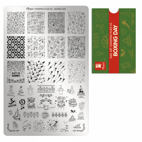 Moyra Stamping Plate 085 - Boxing Day