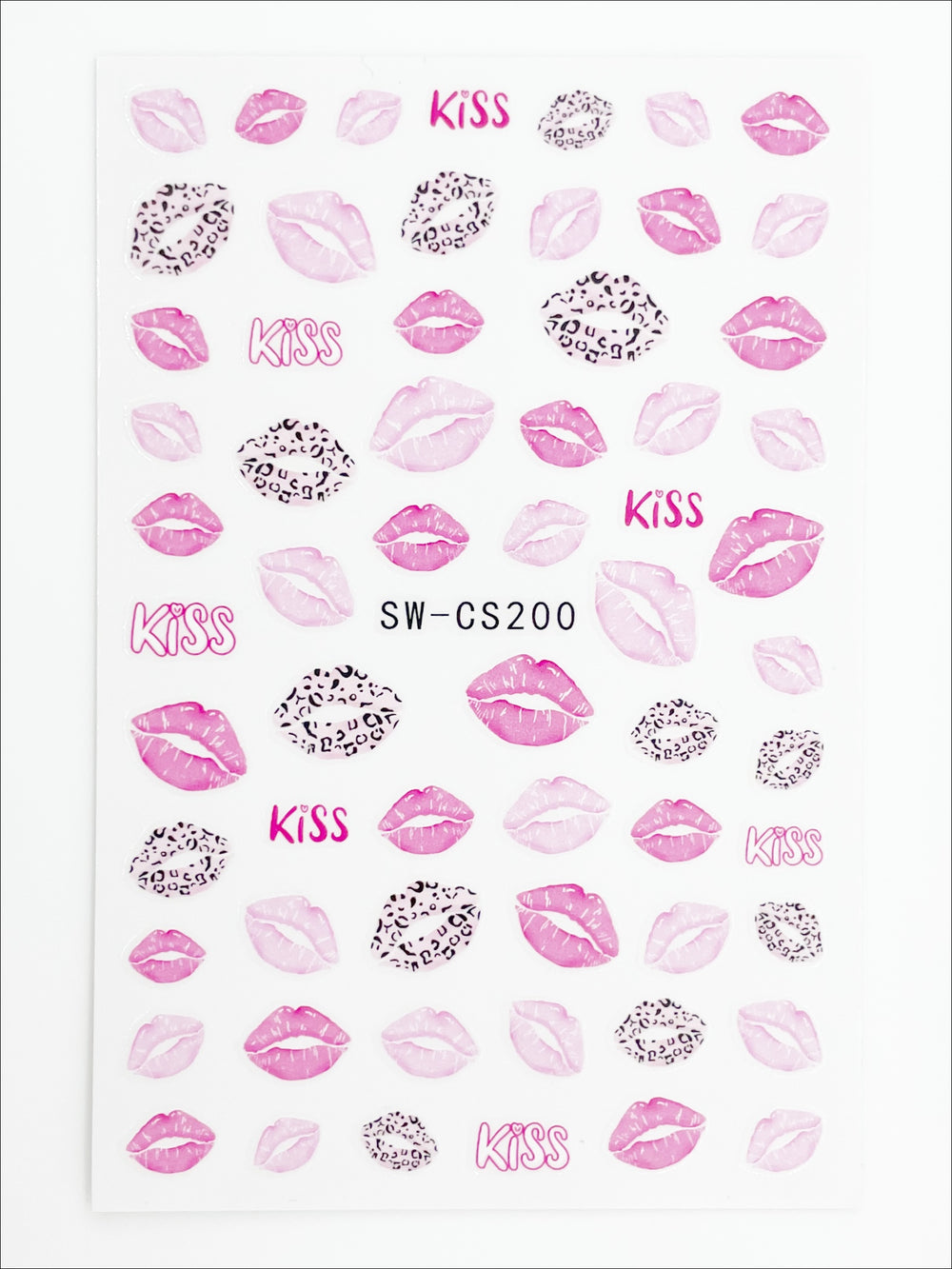 Kissy Lips Self Adhesive Decals | Lula Beauty