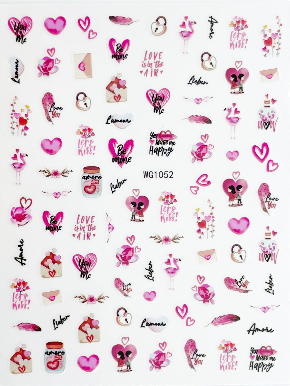 Flirty Flamingo Self Adhesive Decals | Lula Beauty