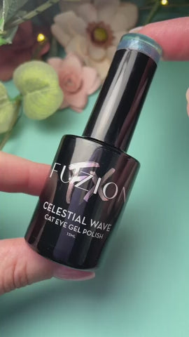 
                  
                    Load and play video in Gallery viewer, Celestial Wave | Cat Eye FX Gel Polish | Fuzion FX 15ml
                  
                
