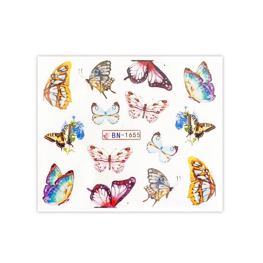 Demoed Butterflies  ~ Assorted Designs | Water Decals