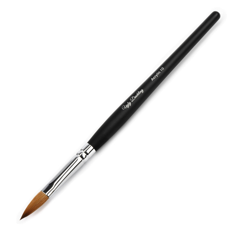 Premium Wood Handle Brush #10 Oval | Ugly Duckling