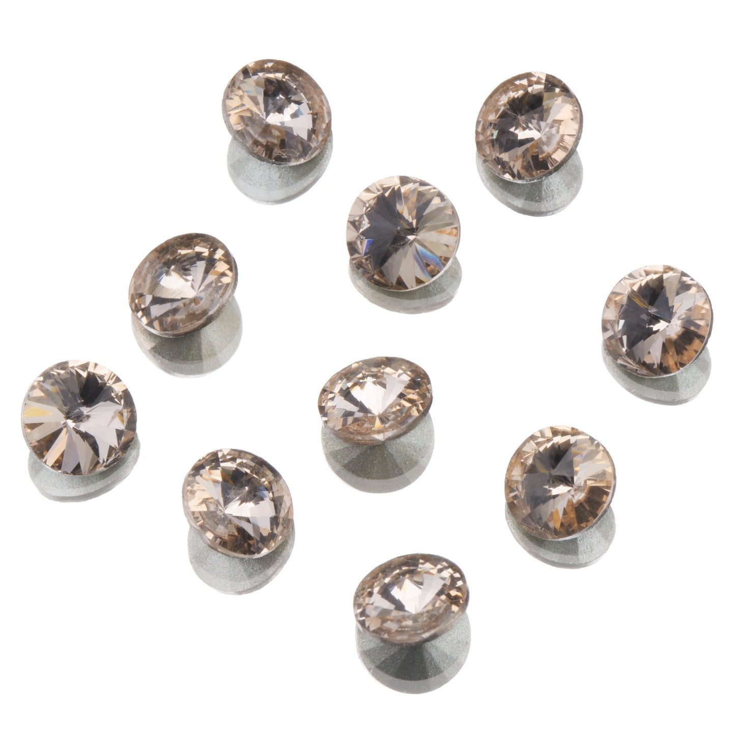 
                  
                    Clear as Mud Crystal Rhinestones ~ Round 10pk Assorted Sizes & Colours | Ugly Duckling
                  
                