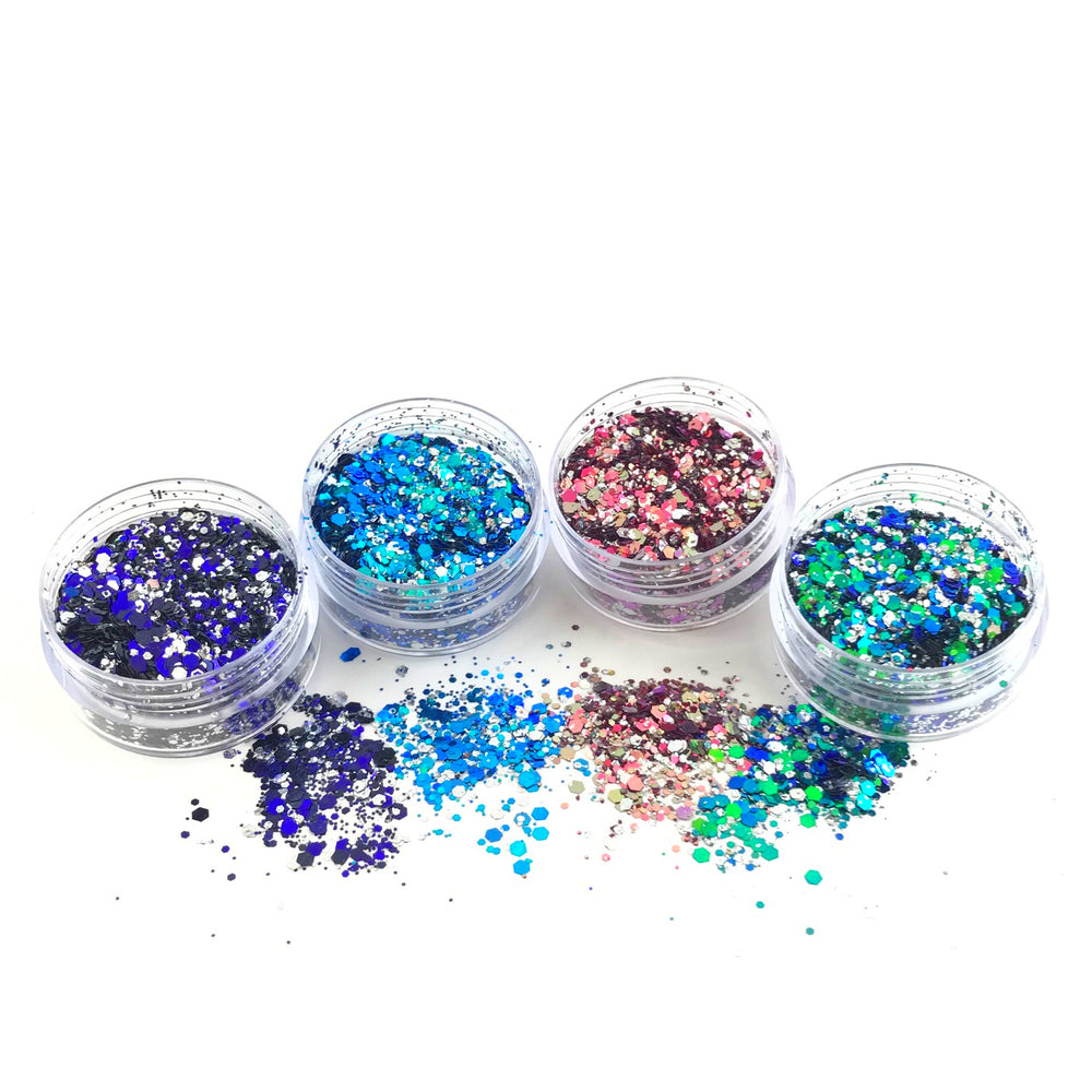 Lula Beauty Christmas Holiday Glitter 4 pack