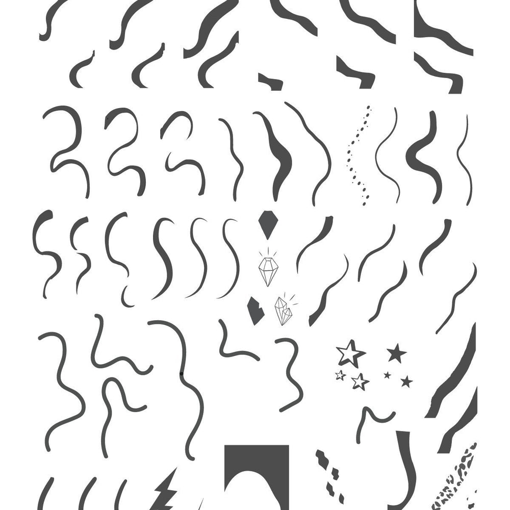 
                  
                    CJSLC-082 Funky Swirls | Clear Jelly Stamping Plate
                  
                