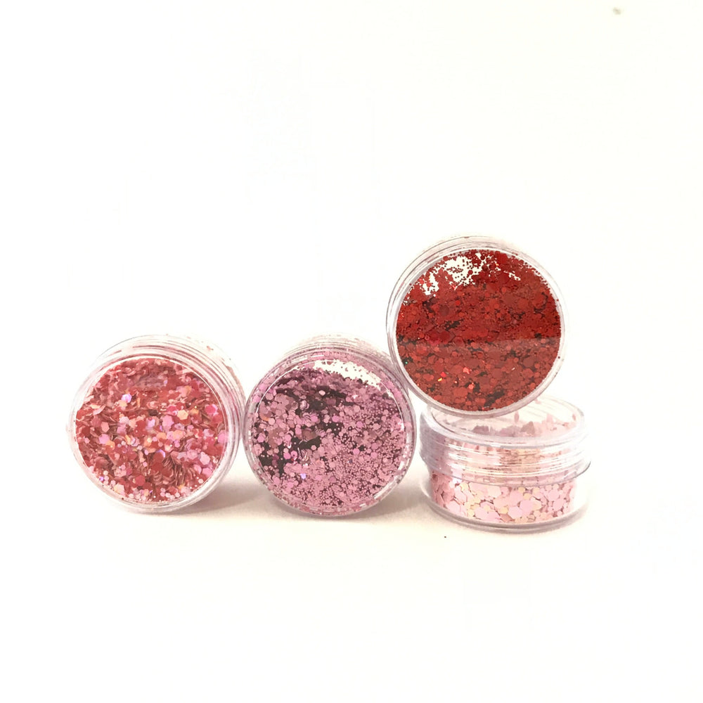 Lula Beauty Valentine's Glitter 4 Pack